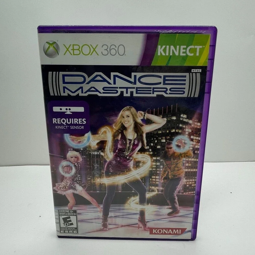 DanceMasters Kinect Sensor (Microsoft Xbox 360, 2010) Complete W/ Manual